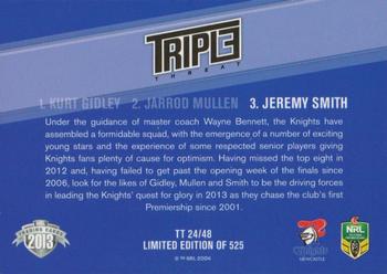 2013 ESP Elite - Triple Threat #TT24 Jeremy Smith Back